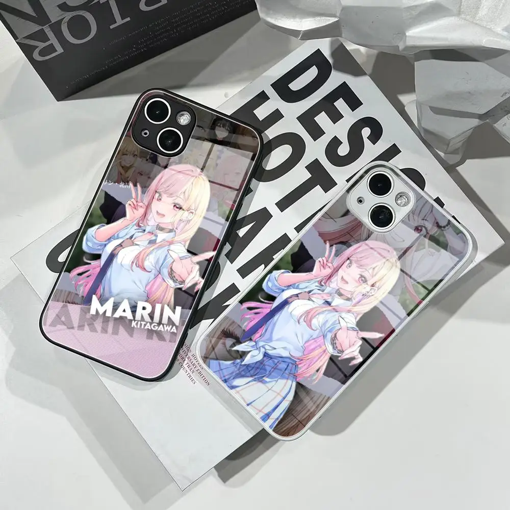 

Marin Kitagawa Phone Case Tempered Glass For IPhone 16 15 Pro Max 14 13 12 Mini Plus Samsung S24 S23 Ultra phone case