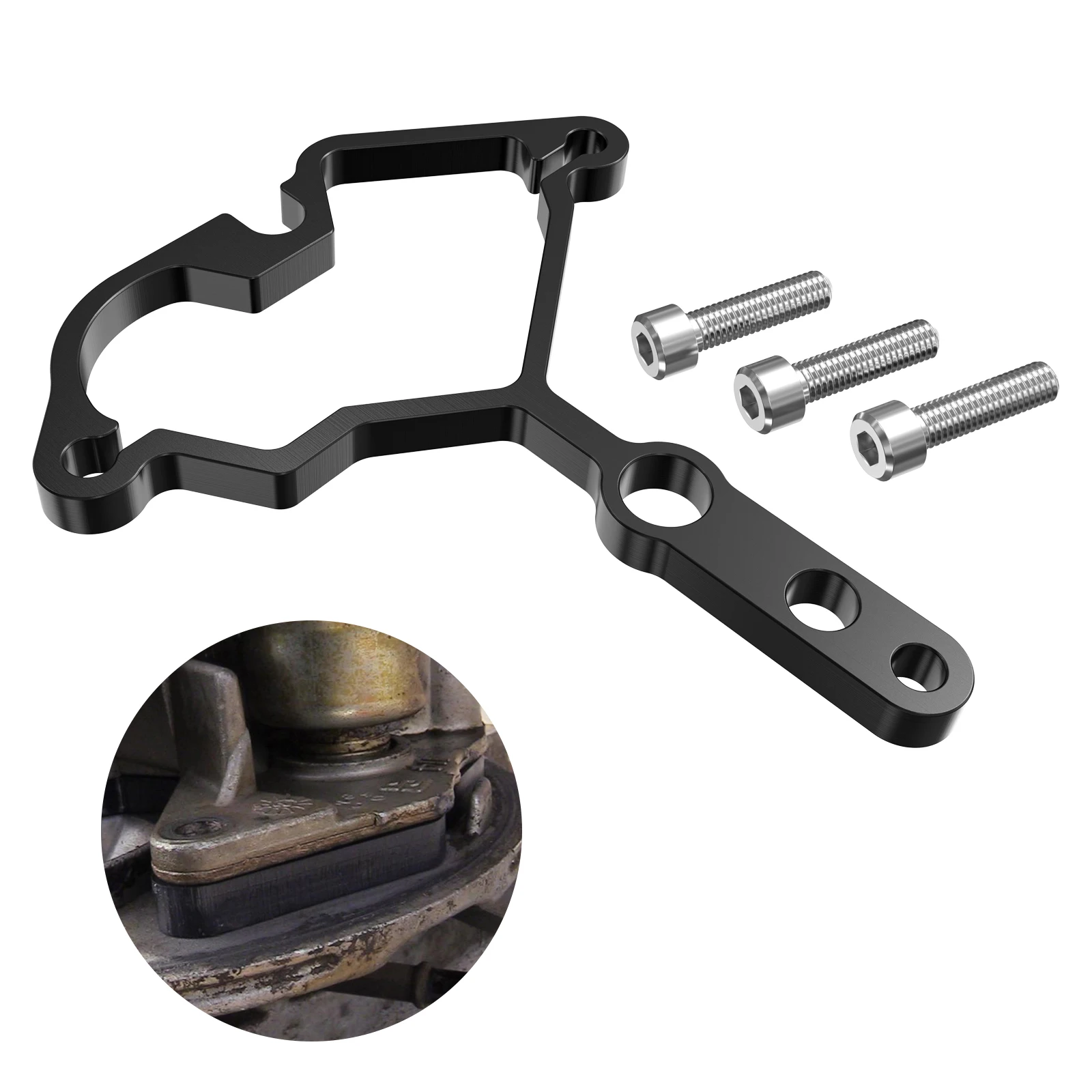 

BEVINSEE Injector Spacer for GM 1986-1995 V6 V8 2.8L 4.3L 5.0L 5.7L Twin Injector TBI Motors, for Chevrolet for GMC