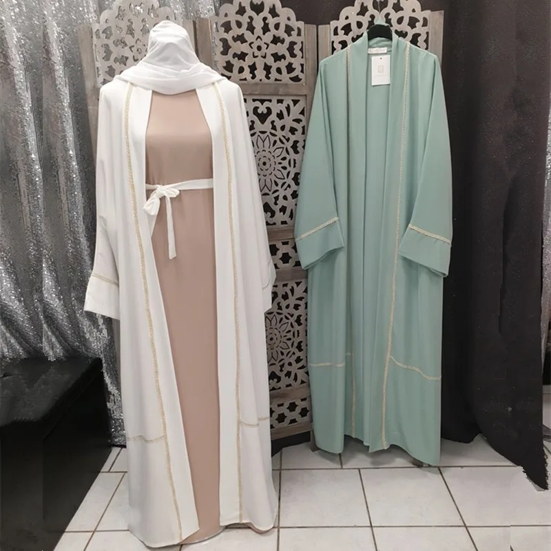 

Dubai Middle East Cardigan Women's Robe Extra Large Size Elegant Wind