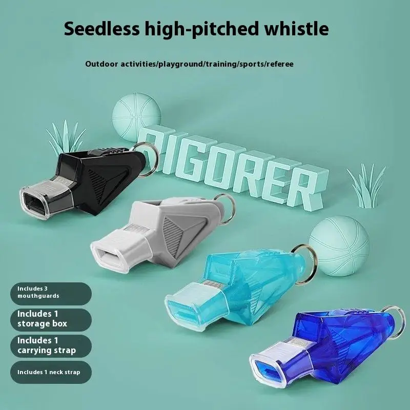 Profesjonalny gwizdek piłkarski, koszykarski, gwizdek sędziowski, sporty na świeżym powietrzu, wysokiej jakości sporty, gwizdek o dużym dźwięku, bezszkieletowy, plastikowy.