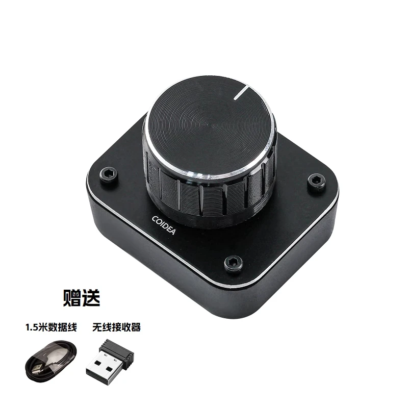 Imagem -05 - Coidea-wireless Single Knob Custom Fader Multi Funcional Custom Knob Mini Presentes Portáteis Dial 3mode Usb 2.4g Bluetooth