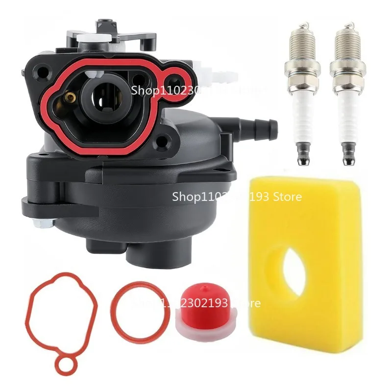Carburetor Air Filter Spark Plug Kit for Briggs Stratton 799583 593261 595656 591979 450E 300E 500E 550EX
