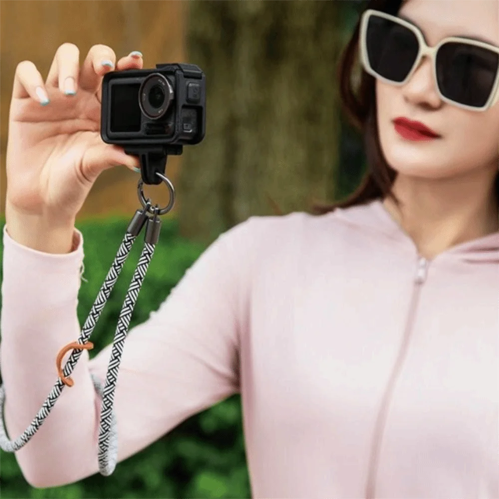 Anti-Loss Action Camera Lanyard Adjustable Portable Camera Shoulder Sling Wrist Strap for DJI Osmo Action 5 Pro / 4 / 3