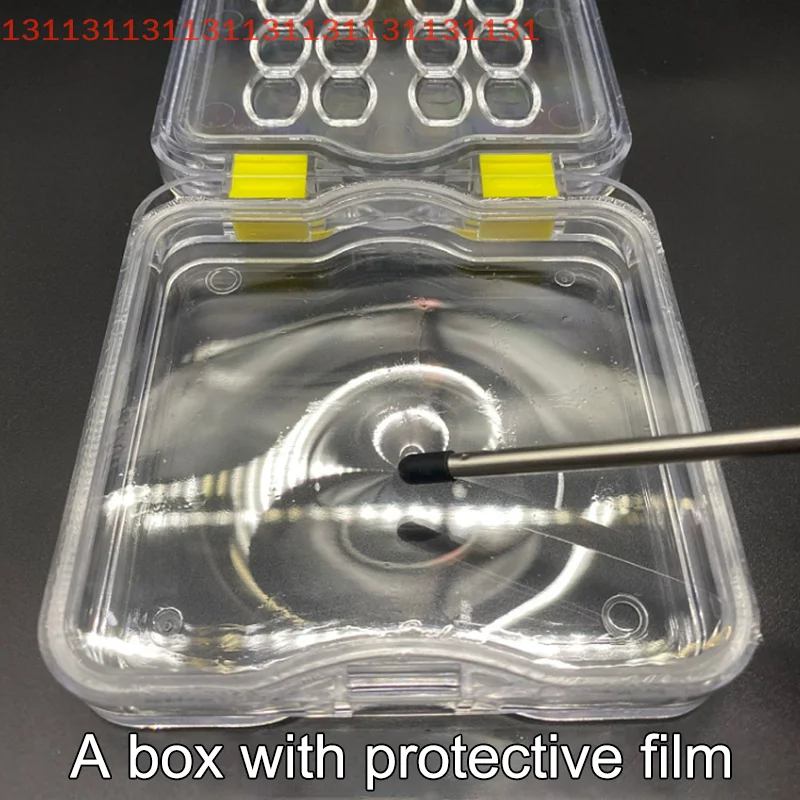 Boîte dentaire avec Film, boîte de placage de prothèses dentaires, boîte de rangement de prothèses dentaires, matériel de dentisterie, matériaux de laboratoire dentaire