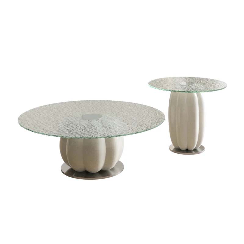 

Coffee table light luxury modern living room home size combination round creativity