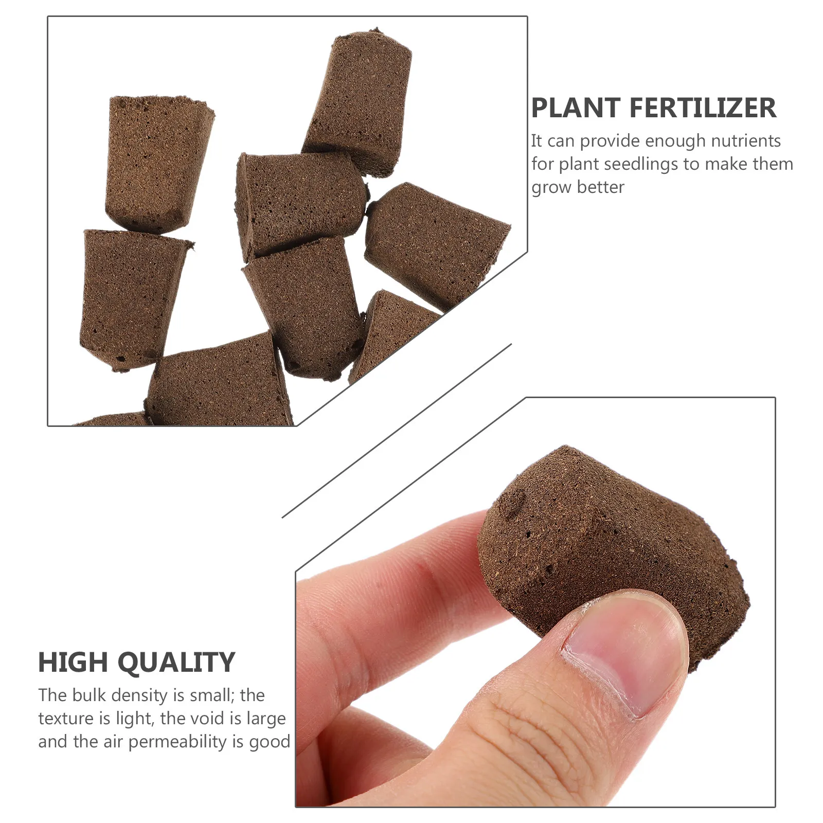 10Pcs Nursery Seedlings Block High Nutrient Peat Substrate for Soilless Cultivation Rapid Breeding Garden Fertilizer Plant