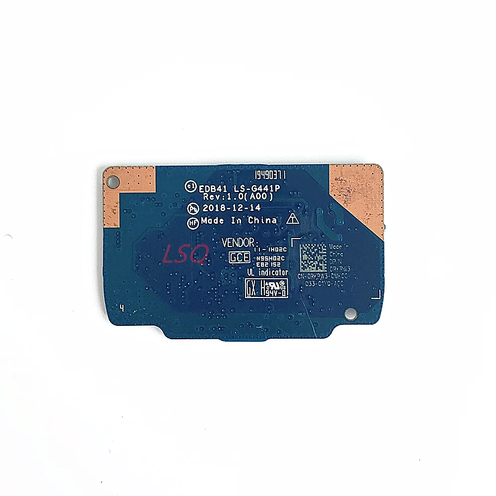 

LS-G441P For Dell Latitude 7400 2-in-1 Keyboard With Cable EDB41 CN-0RKRW3 RKRW3 100% Test OK