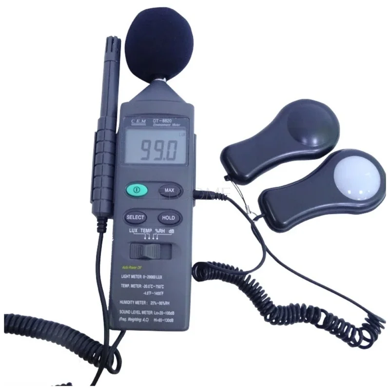 4 in 1 Multifunction Environment Meter Sound Level Light Humidity Temperature Lux Temp    dB
