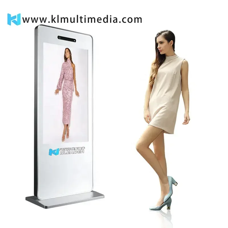 Virtual Fitting Room Magic 3D Mirror for Cloth Augmented Reality Interactive Dressing for Museum Smart Digital Signage Display