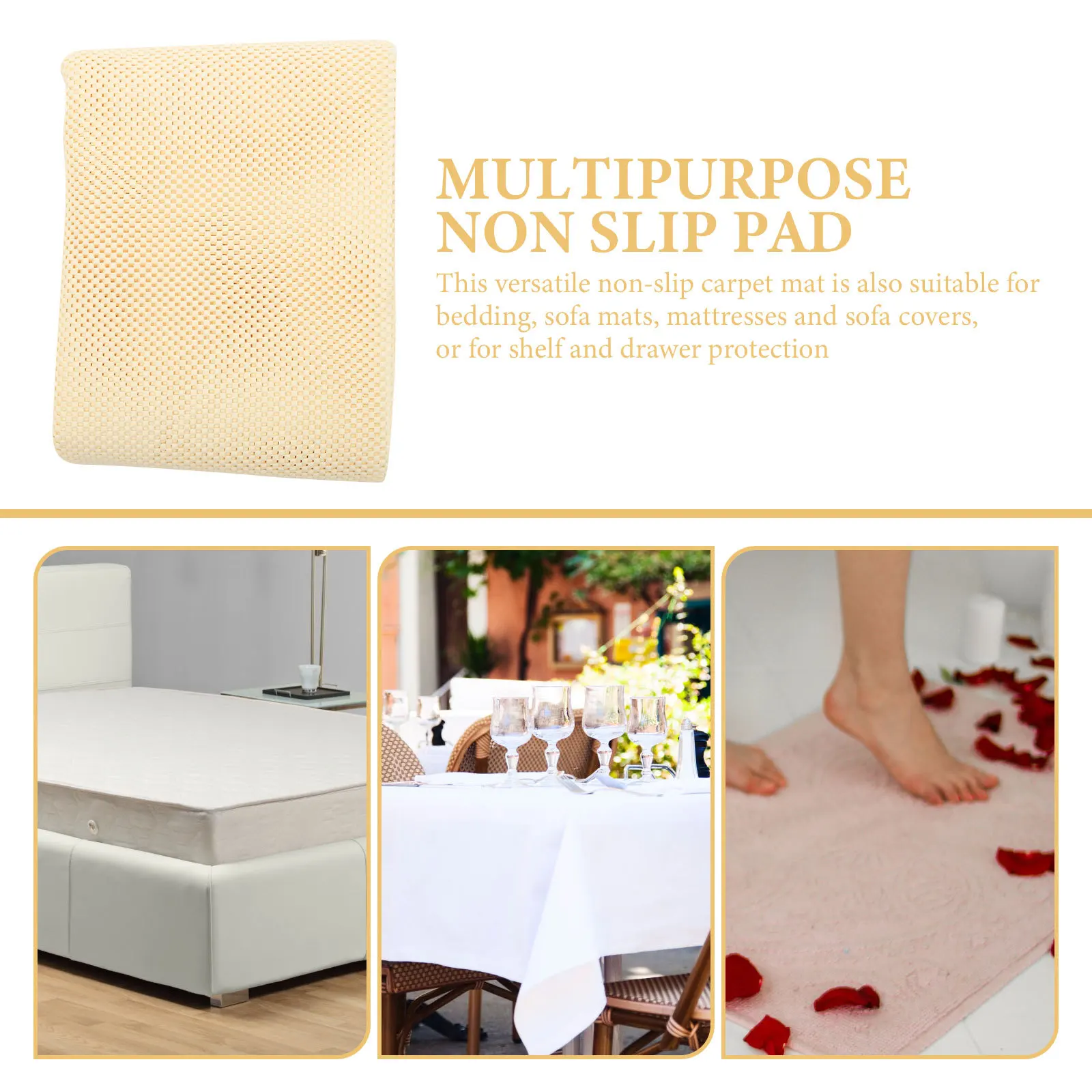 Silicone Non-Slip Rug Pads Sofa Cushion Non-Slip Mat Good Performance Rug Pad Gripper Sofa Anti Slip Cushion