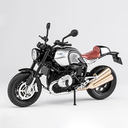 1:12 R Nine T Scrambler, модель мотоцикла из сплава, амортизаторы, коллекция звуков и света, игрушечный автомобиль, подарок для ребенка