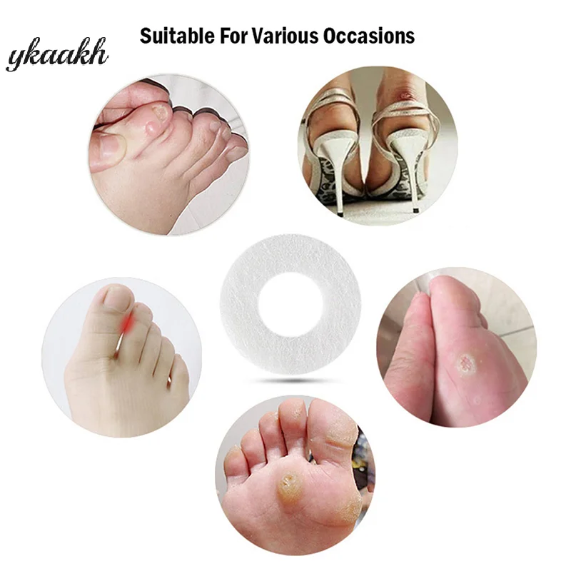

6PCS/Sheet Callus Cushions Shoes Heel Pad Foam Round Toe Foot Corn Bunion Pads