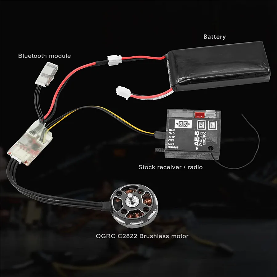 Esilun Outrunner Borstelloze Motor 1400kv Rc Modellen Borstelloze Motor Voor Scx24 C10 Jlu Deadbolt Gladiator Bronco Crawler Auto-Onderdelen