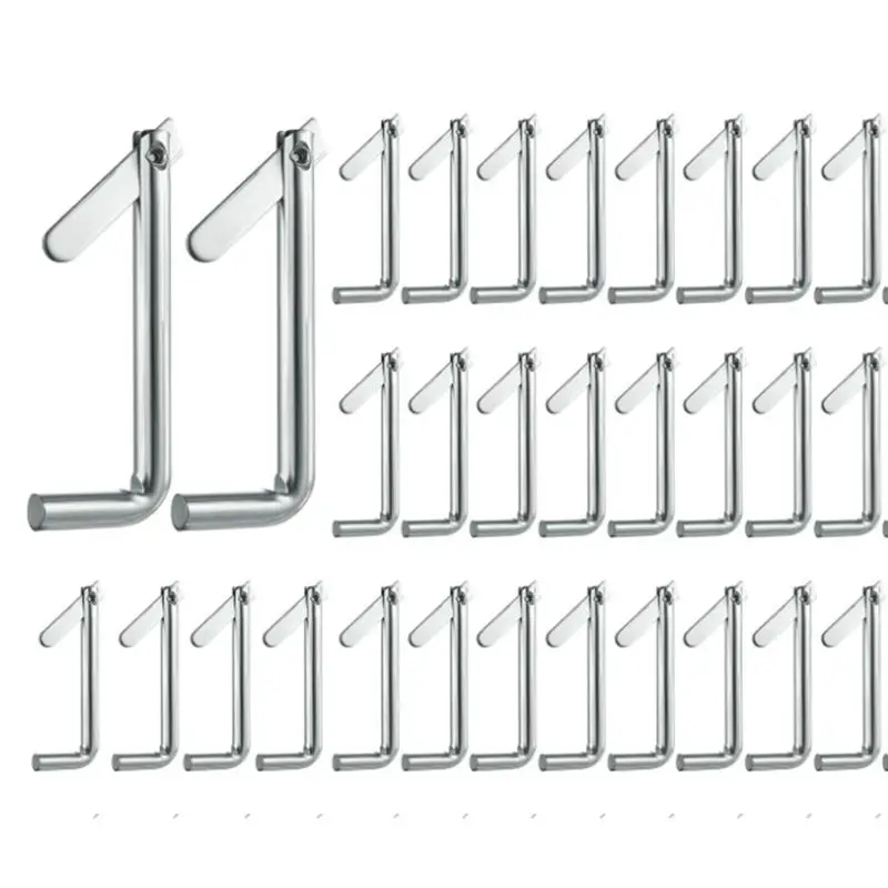 

Металлические фиксирующие штифты B50C, устойчивые к ржавчине, 30 шт., оцинкованные стальные зажимные штифты для строительных лесов, мебели и архитектурных работ