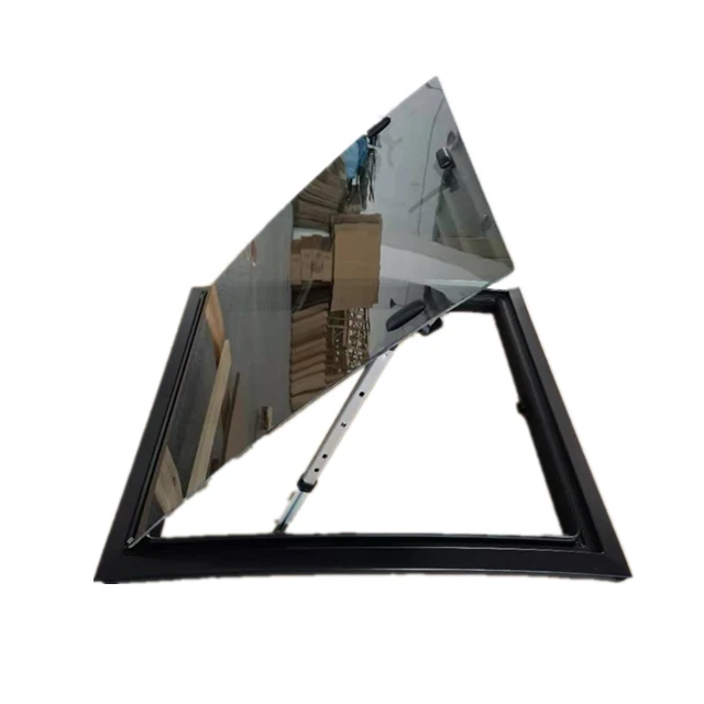 2020 TONGFA Aluminum Alloy Front Roof Window Acrylic And Toughened Glass Skylight Installation Is Simple And Durable