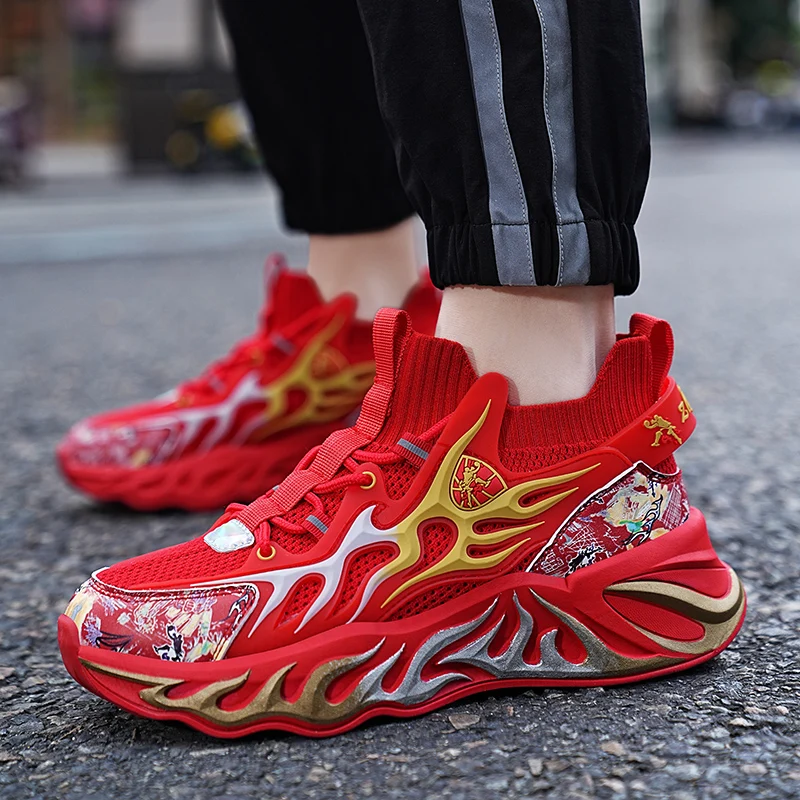 

Men's large-sized trendy and fashionable casual shoes, anti-slip and wear-resistant sports shoes, breathable running shoes