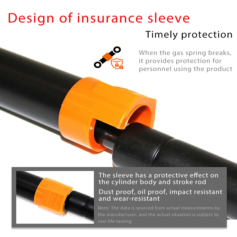 1 Pcs Lockable Eyelet Joint With Push Lock Clip, Adjustable Locking Gas Spring