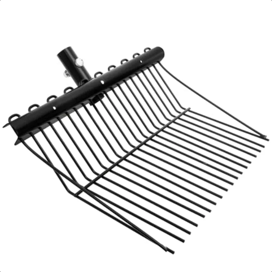 

Pitch Manure Fork Head Metal Pitch Fork for Garden Durable Digging Fork Rake Head Replacement with Angled Tines Stable Pitchfor