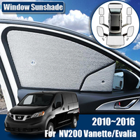 Car Sunshades For Nissan Evalia NV200 Vanette 2010~2016 Accessories Sunscreen Anti-UV Window Visor Covers Camper Interior Parts