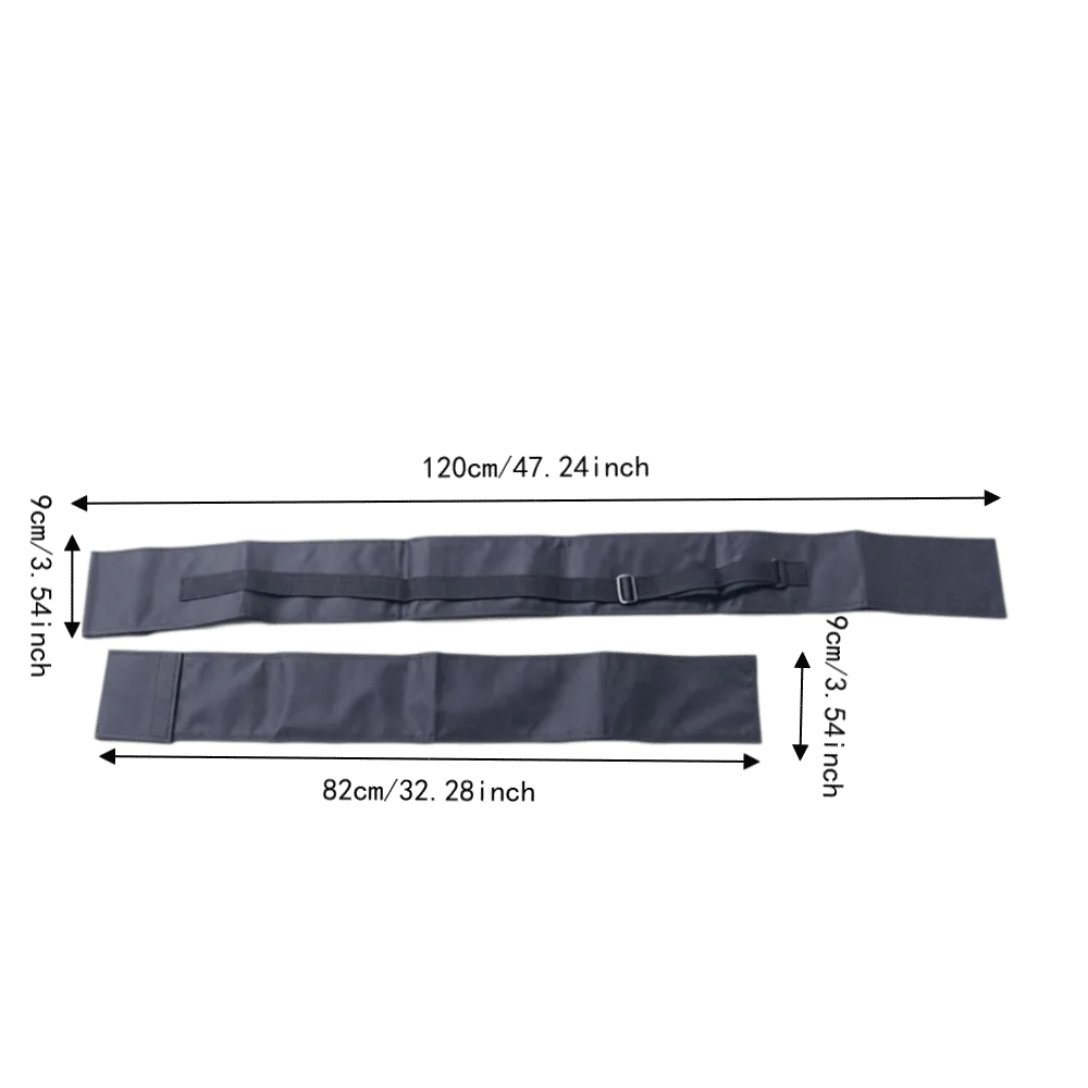 Canvas with PU Coating Material Billiard Cue Bag Portable Design Adjustable Shoulder Strap Billiard Stick Storage Bag