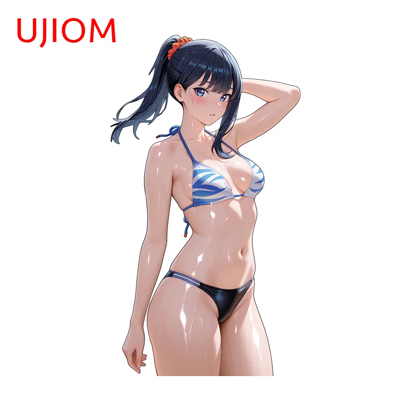 UJIOM Swimsuit Takarada Rikka Cute Anime Wall Stickers Alluring Skateboard Graffiti DIY Decals High Quality Delicate Room Poster