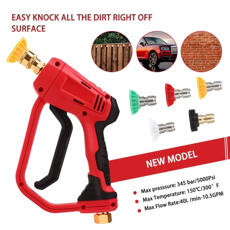 Quick Switch Dual Nozzle Wash , Flexible Pressure Adjust Foam Rinse Water  for Vehicle Surface Cleaning Maintenance