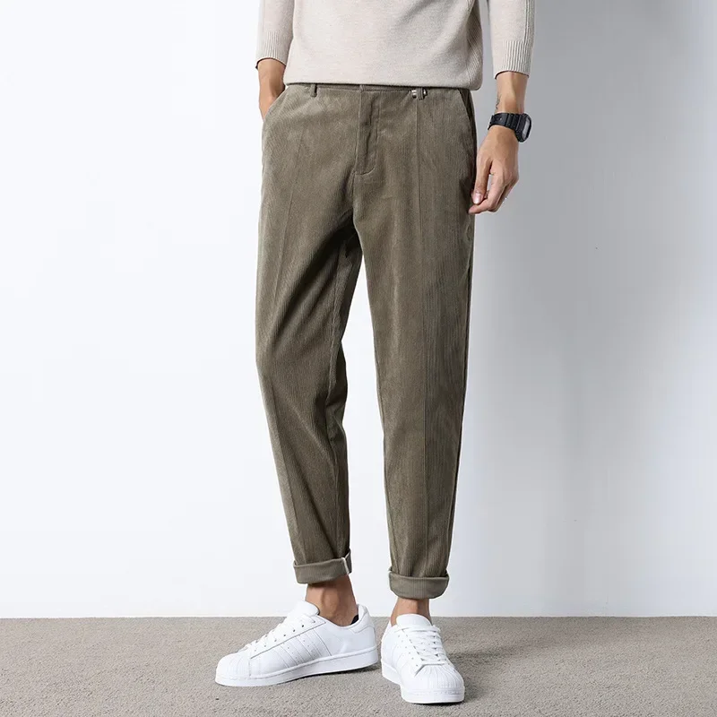 2023 New Fashion Summer and Autumn Cotton Casual Pants High Quality Mens Pants