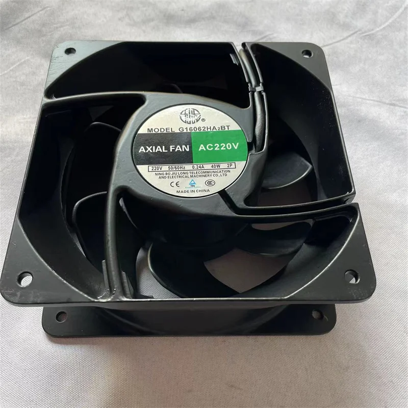 G16062HA2BT Axial Flow พัดลม 160x160x62 มม.0.24A 220V AC พัดลมระบายความร้อน