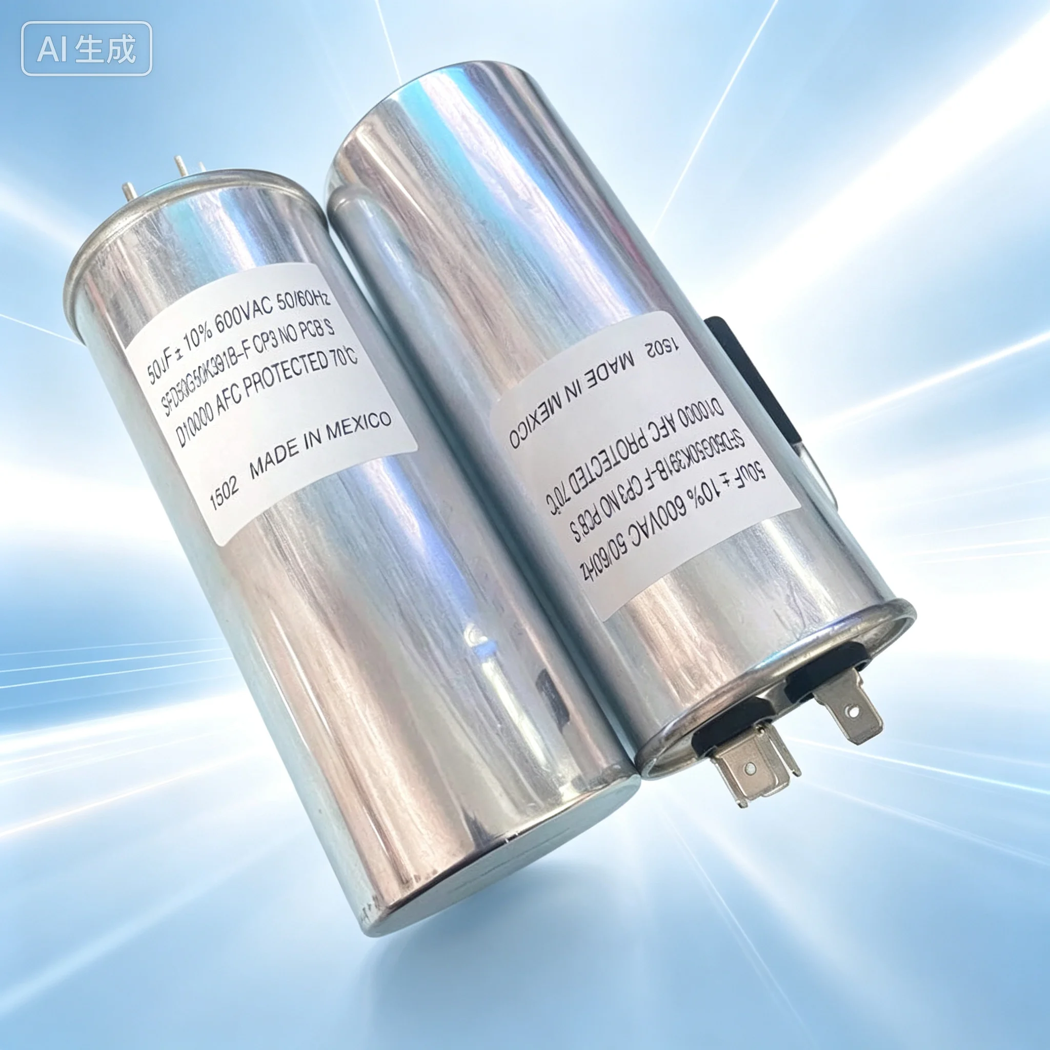 Filter for CDE 506K 50UF 600V AC Hi-Fi Tube Amp Oil-Filled Non-polar Capacitor  2pcs