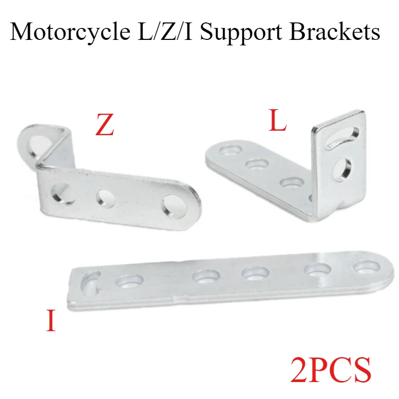 2PCS Motorcycle Rearview Mirror Extension Mount Bracket Spotlight Holder Base Forward Moving Stand for E-Bike & Motorbike