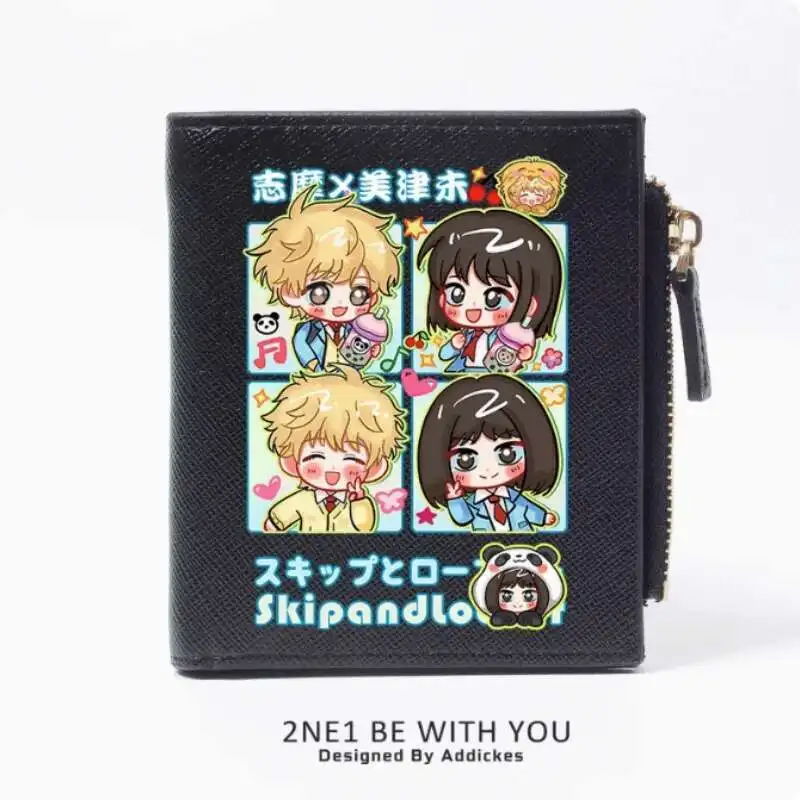 أنيمي تخطي ومتعطل الأزياء المحفظة بو محفظة بطاقة عملة سستة حقيبة المال تأثيري هدية B1572 أنيمي