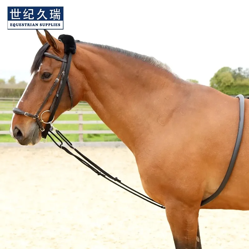 

Horse Running Martingale Rein with Soft Foam Padding