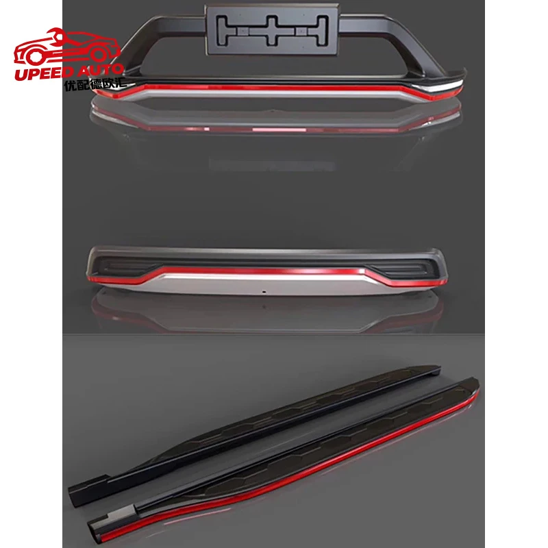 Suitable for Front And Rear Bumpers New Rav4 Within Side Steps Fit Toyota Rav4 2019 2020