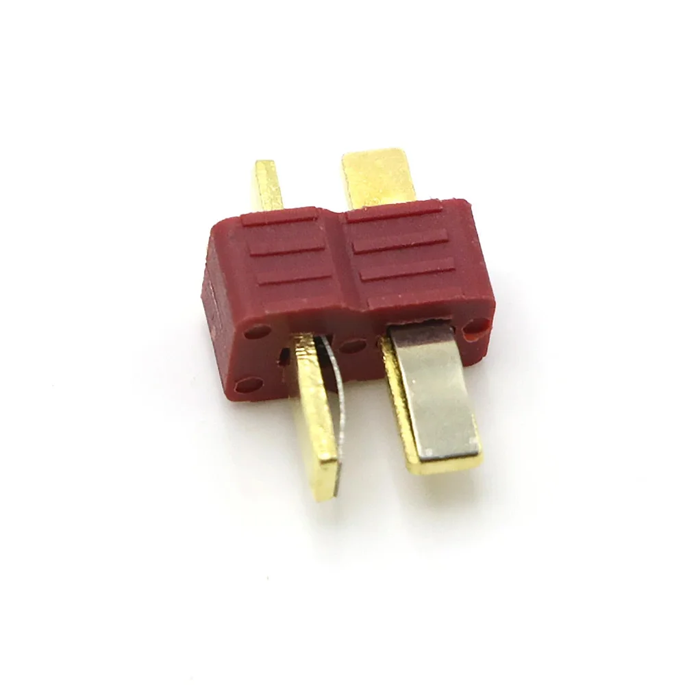 New 10-100pcs Anti-skidding Deans Plug T Style Connector Female / Male for RC Lipo Battery Spare Parts ESC Rc Helicopter