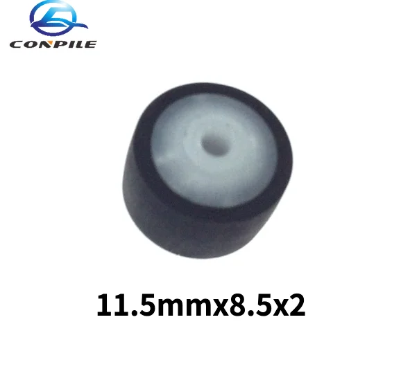 1pc 11.5mmx8.5x2 pinch roller for cassette deck tape recorder player