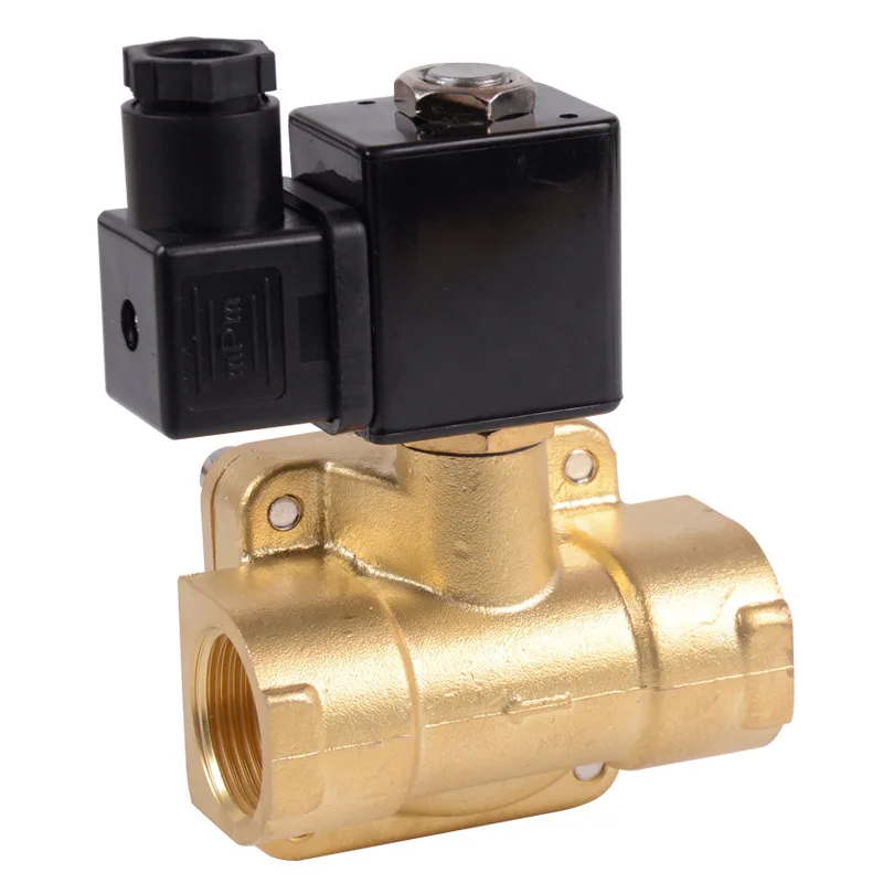 Normally Closed 220V Pilot‑type Brass High‑pressure Solenoid Valve Moisture‑proof for Outdoor Water Gas Pipeline Control