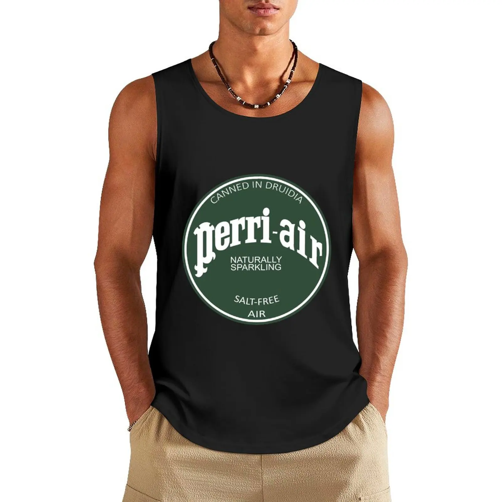 

Perri-air Tank Top sleeveless jackets gym t-shirts man t-shirt for men