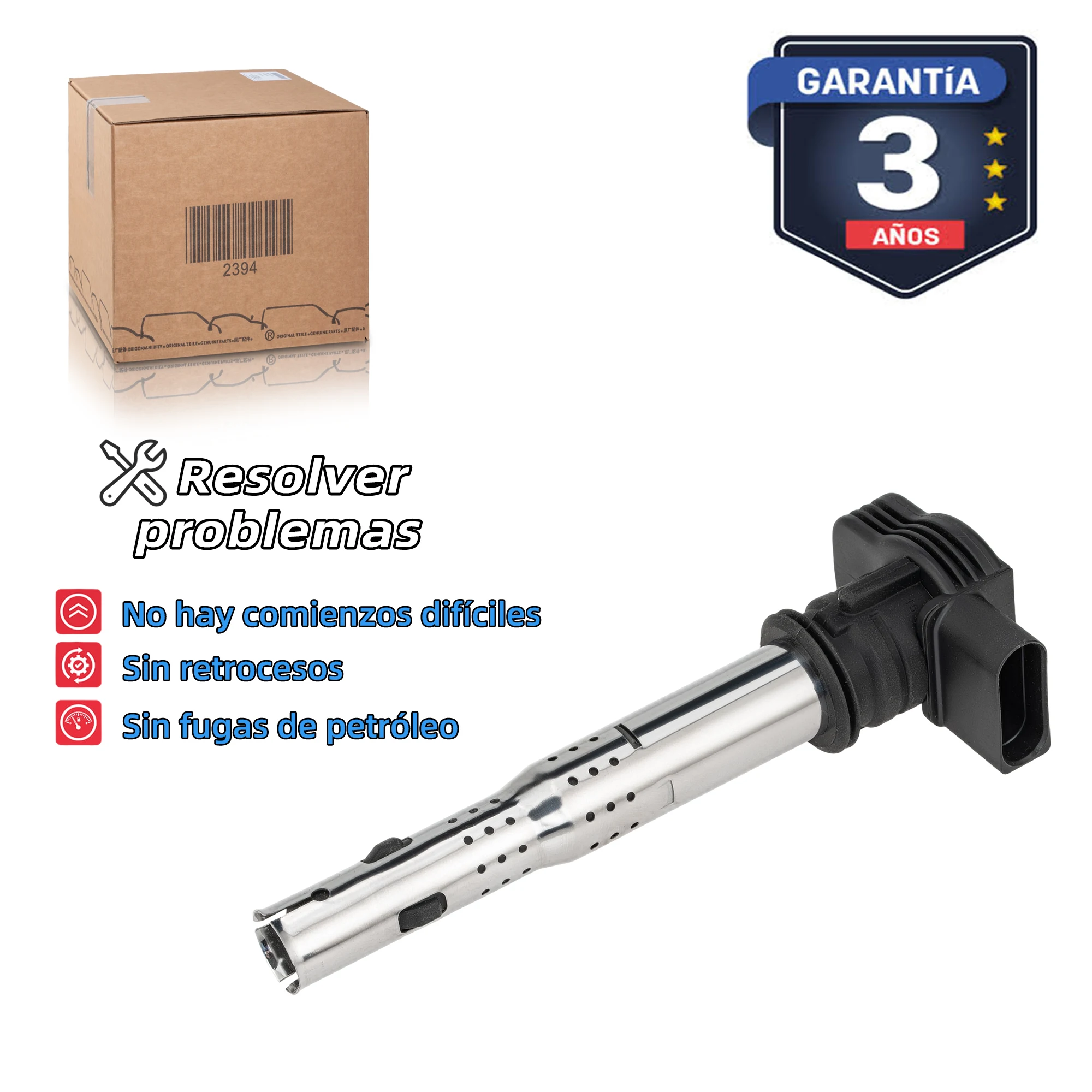 Bobina de encendido OEM 07K905715F para SEAT Alhambra,Altea,Exeo,Leon/SKODA Octavia Superb,Yeti 1,8/2,0