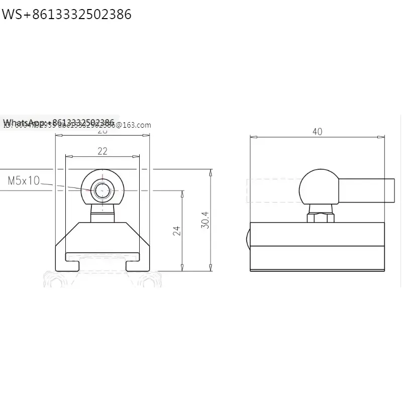 New Original BTL5-F-2814-1S BAM014H Positioning Magnetic Block Displacement Slider