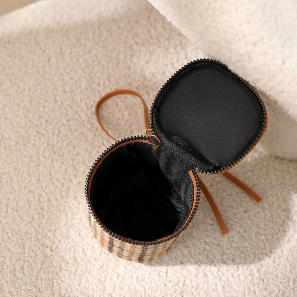 

Practical Portable Small Square Coin Purse Leather Canvas Mini Storage Bag Zipper Pouch Card Holder Makeup Bag Girls