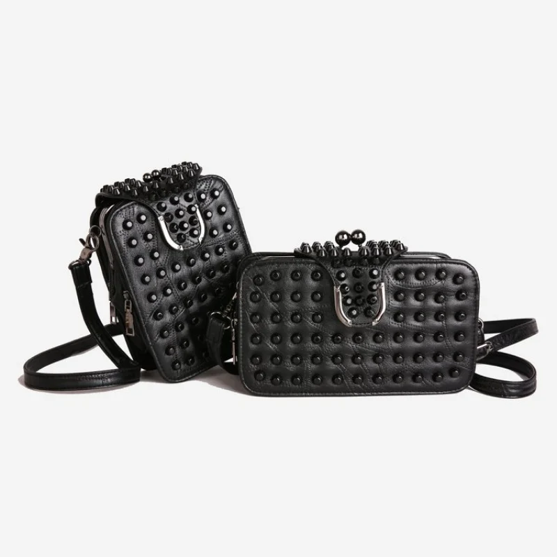 

Fashionable Casual Vintage Crossbody Bag For Women With Leather Letter Logo Design Unique High-End For Commuter