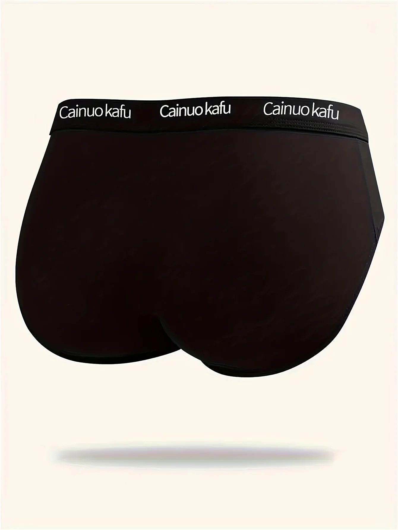 4 قطع ملابس داخلية مريحة للرجال قابلة للتنفس، سراويل داخلية ناعمة قابلة للتمدد، سراويل داخلية كاجوال بلون عادي