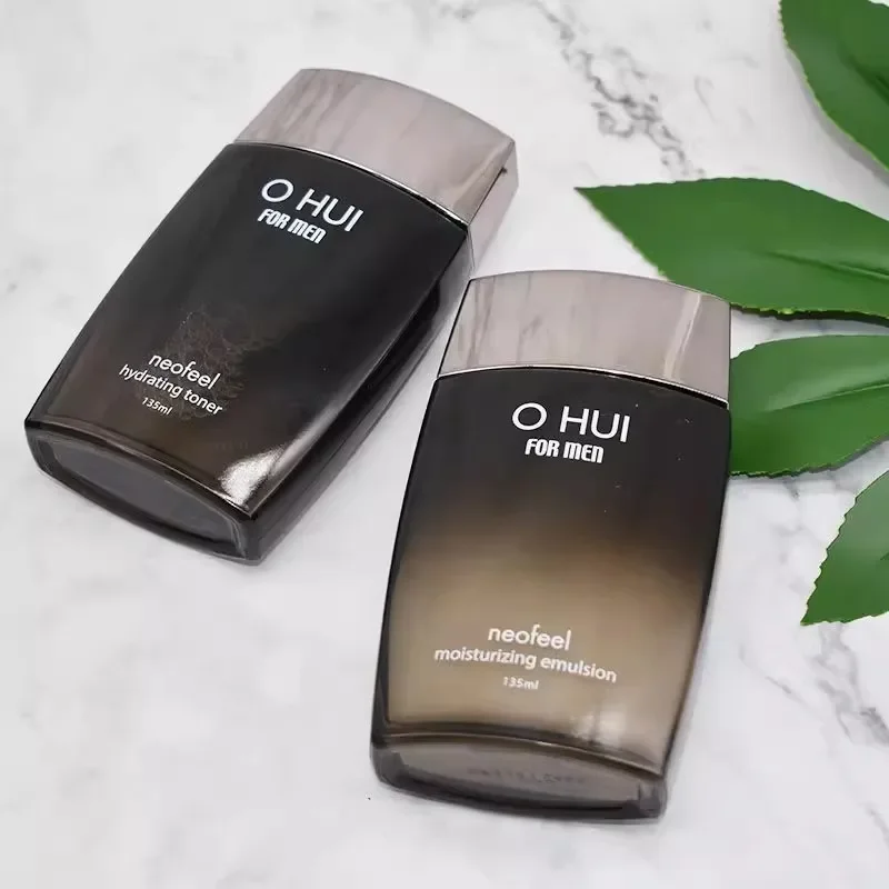 Ohui Men Original Coreano Skincare Products, Conjunto Loção Toner, Hidratante, Refrescante, Hidratante, Controle de Óleo, Encolhimento Poros, Cuidado Facial