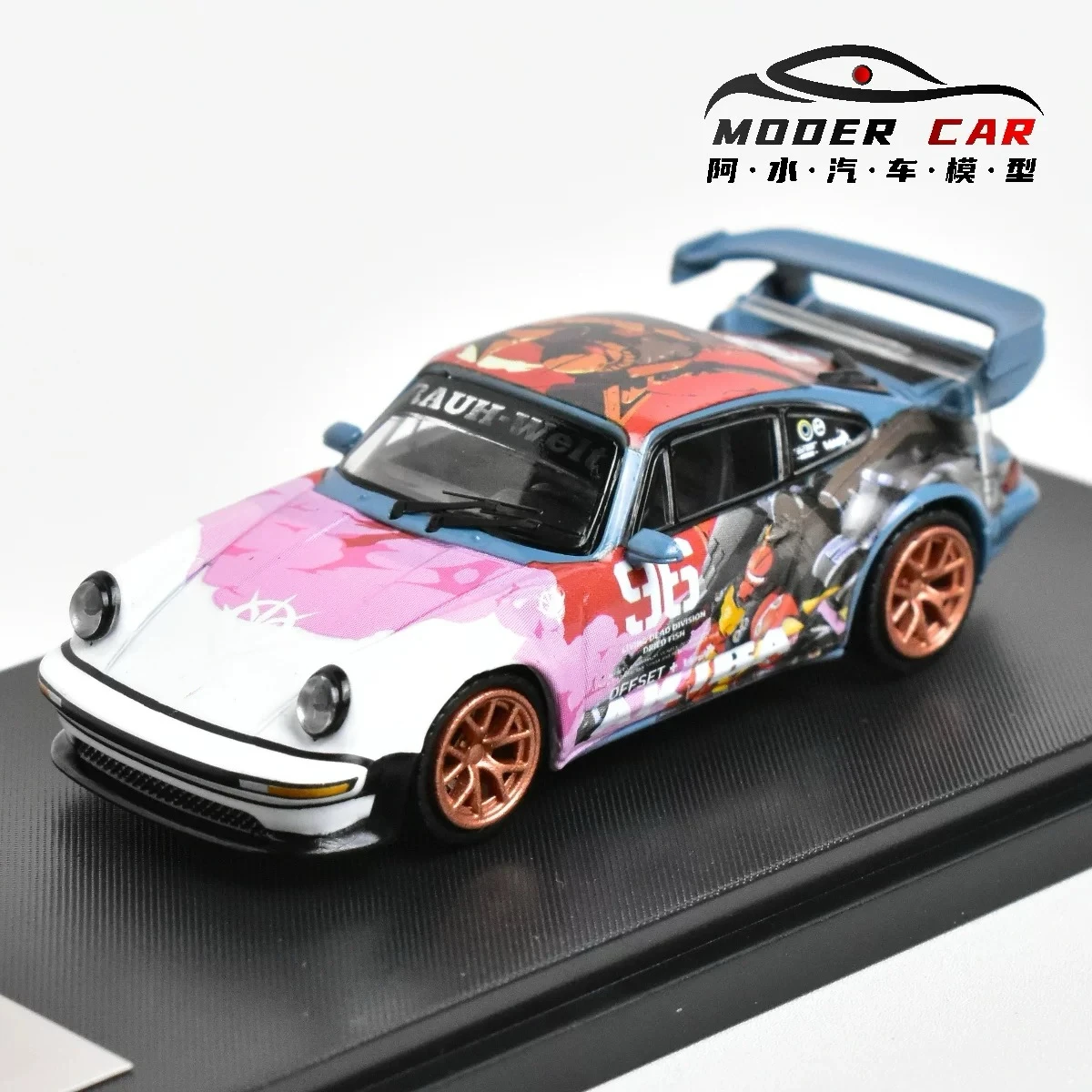 

Детальная литая под давлением модель автомобиля RM 1:64 Miniature 930 Singer Turbo Study