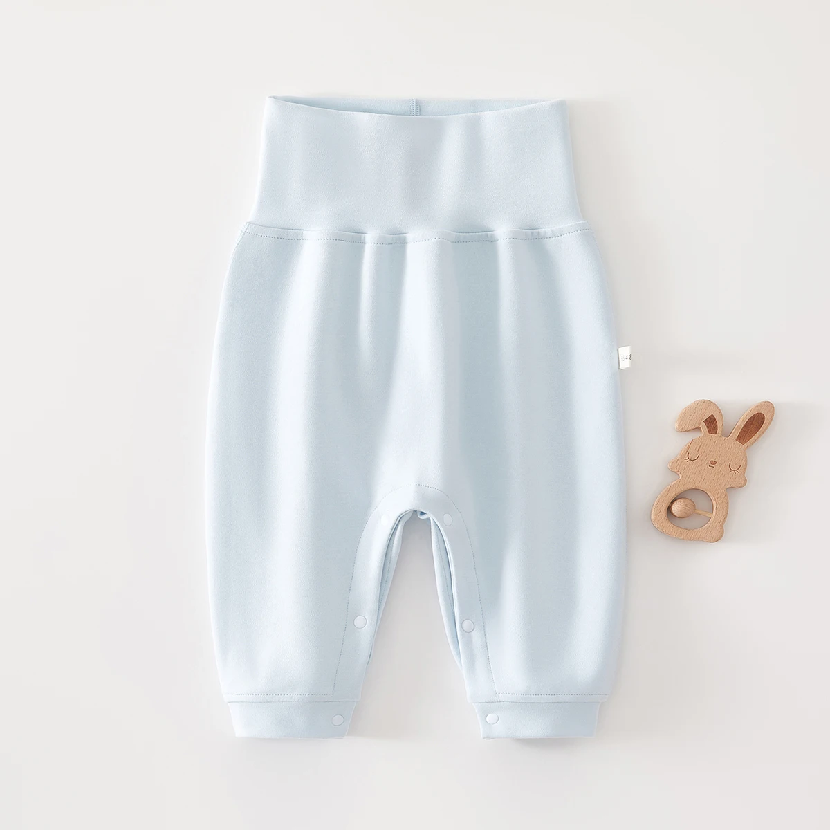 Baby High-Waisted Pants for Boys and Girls, Spring and Autumn, with Belly Protection, Easy to Wear, Type a