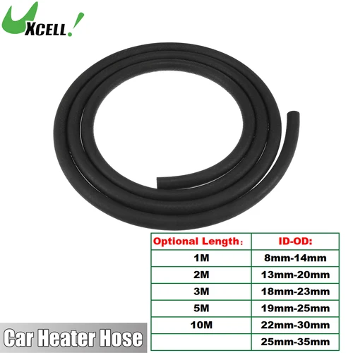 Manguera de calentador recta Flexible para coche, manguera multiusos de goma de 8mm-14mm, 10mm-16mm, 13mm-20mm, 19mm-25mm, 22mm-30mm