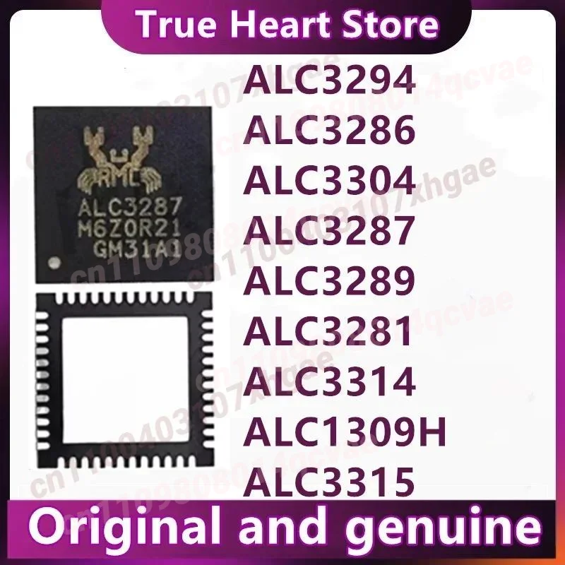 ALC3281 ALC3285 ALC3286 ALC3287 ALC3288 ALC3289 ALC4030 ALC3294 ALC3304 ALC3314 ALC3315 ALC1309H QFN In Stock New Origina 1PCS