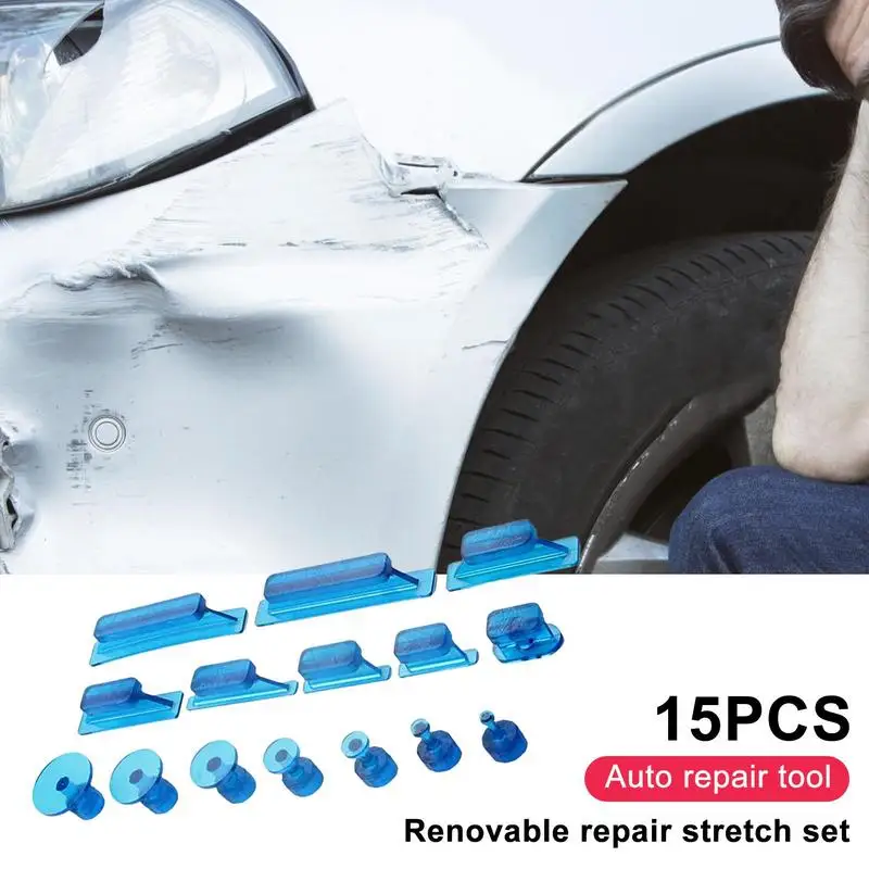 15pcs 30pcs Car Dent Puller Remover ABS Material Quick Removes Dents And Scratches Auto Dent Removal Tool Kits For Car Dents