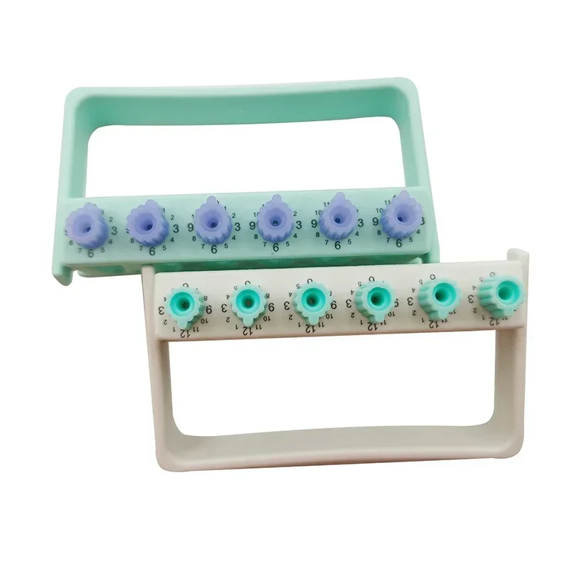 

6 Holes Dental Counting Root Canal File Sterilizing Rack Endo Files Holder Autoclavable Dental Instrument