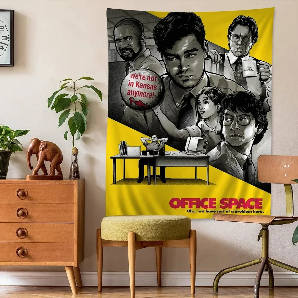

Офис фильм гобелен с героями мультфильмов искусство научная фантастика комната Домашний Декор настенный домашний декор